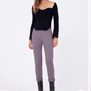 LILA RYAN Zuri Tapered Trousers in Steel Gray 🌚☑️